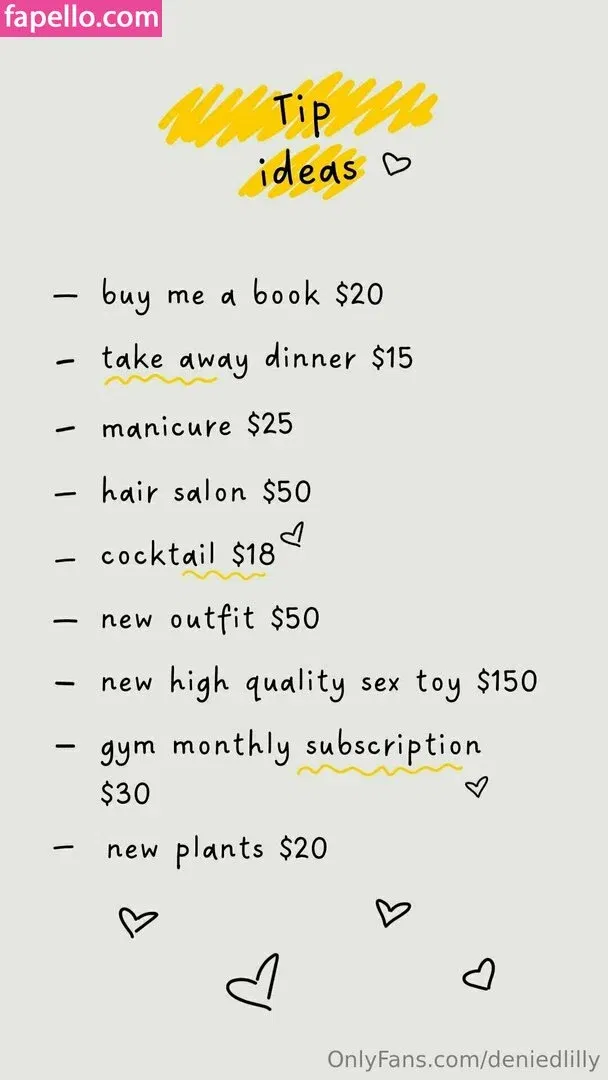 deniedlilly Onlyfans Photo Gallery 