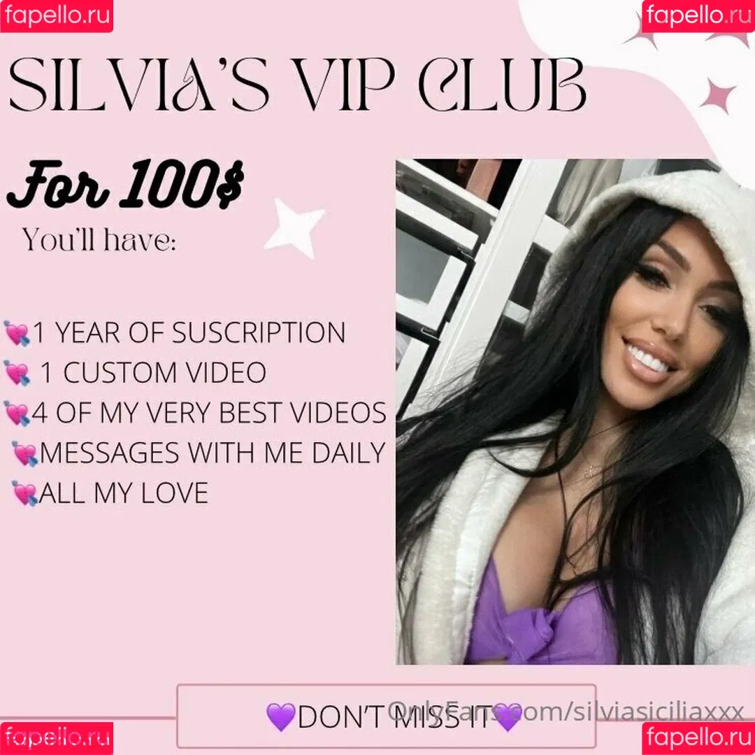 silviasiciliaxxx Onlyfans Photo Gallery 