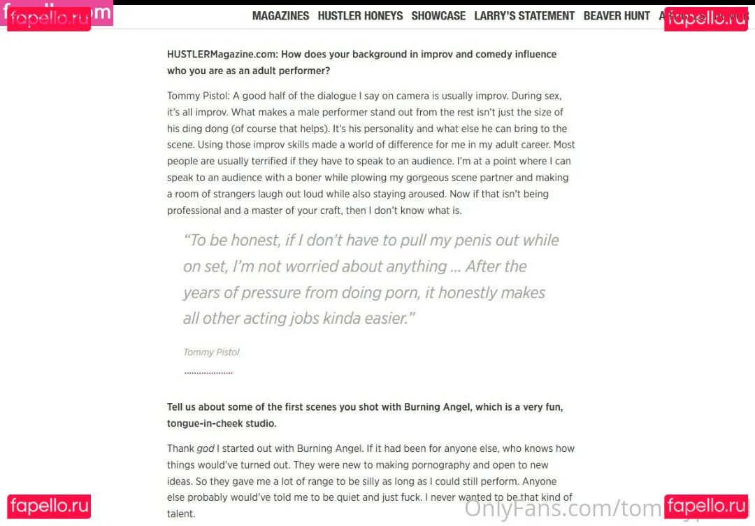 tommypistol Onlyfans Photo Gallery 