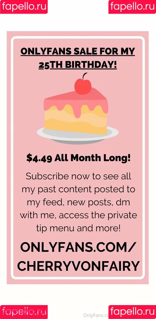 cherryvonfairyfree Onlyfans Photo Gallery 