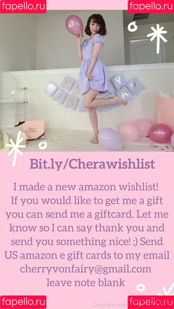 cherryvonfairyfree Onlyfans Photo Gallery 