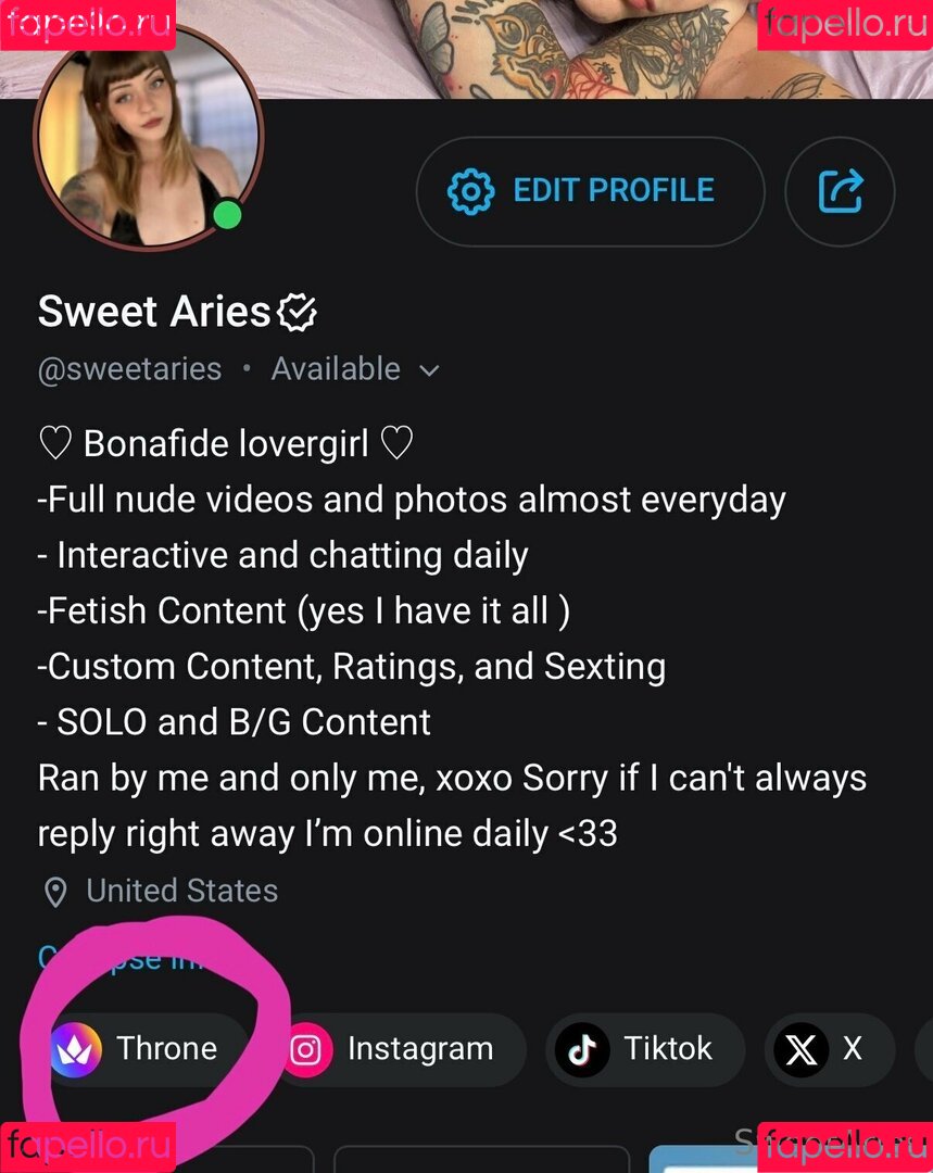 sweetaries Onlyfans Photo Gallery 
