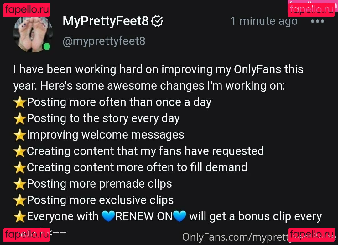 myprettyfeet8free Onlyfans Photo Gallery 