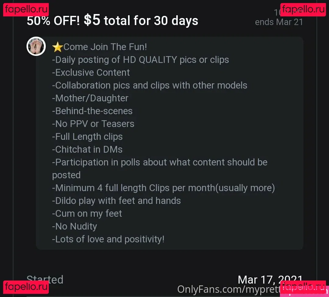 myprettyfeet8free Onlyfans Photo Gallery 