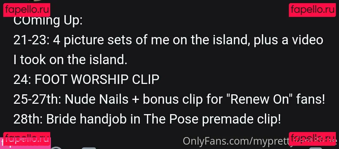 myprettyfeet8free Onlyfans Photo Gallery 