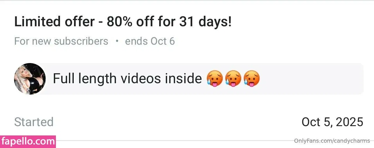 candycharms Onlyfans Photo Gallery 