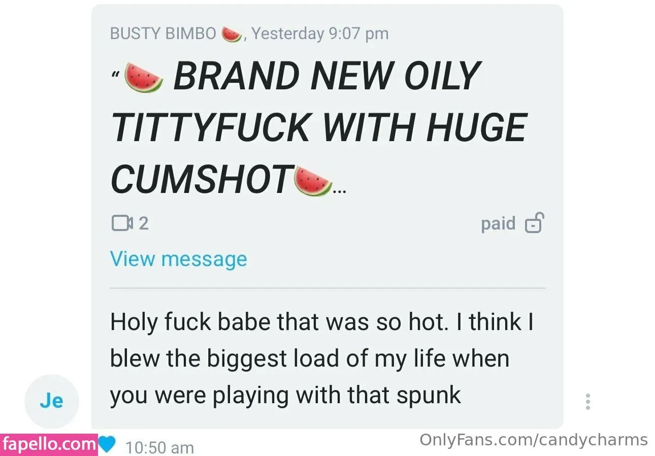 candycharms Onlyfans Photo Gallery 