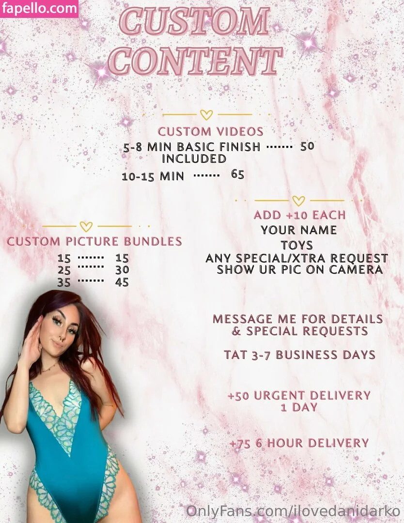 ilovedanidarko Onlyfans Photo Gallery 