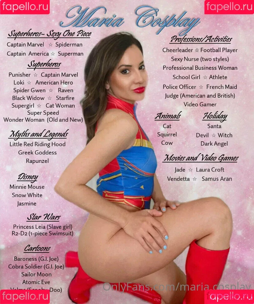 maria.cosplay Onlyfans Photo Gallery 
