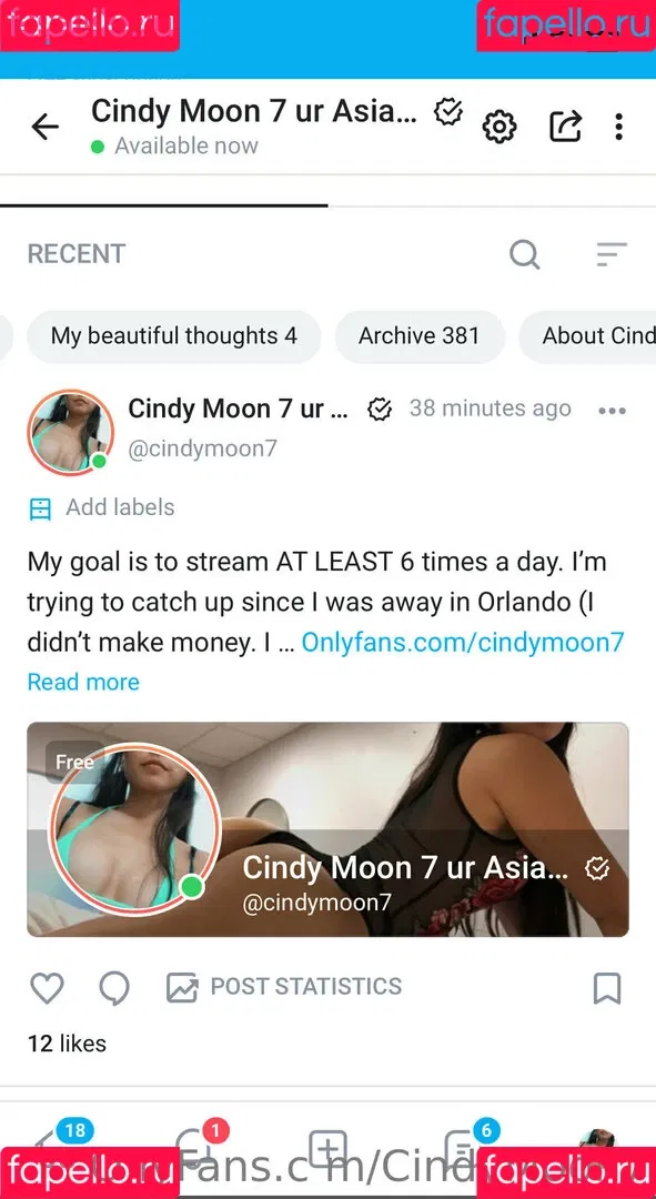 cindymoon7 Onlyfans Photo Gallery 