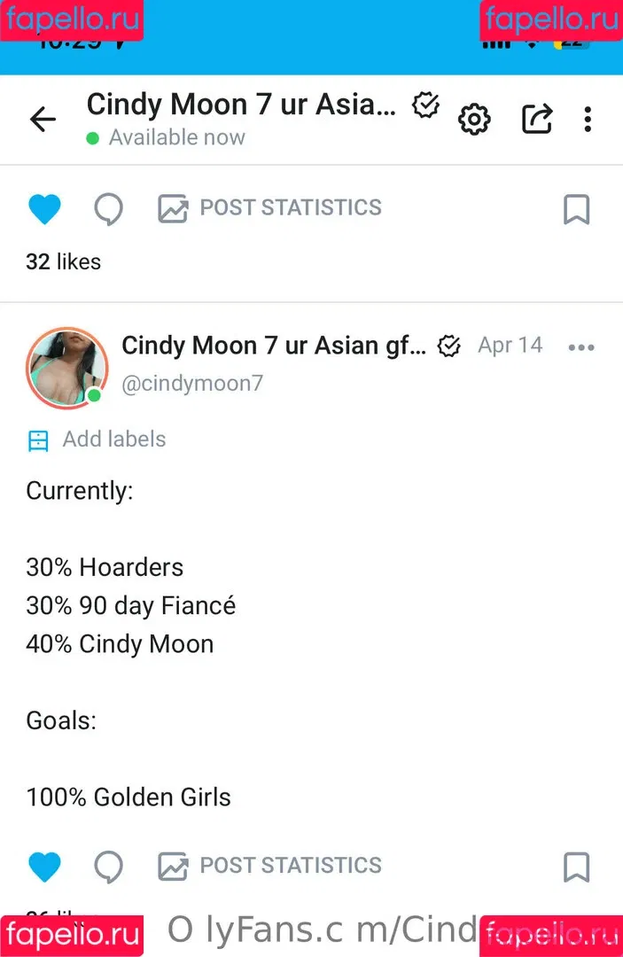 cindymoon7 Onlyfans Photo Gallery 