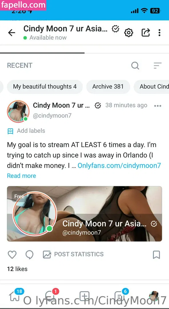 cindymoon7 Onlyfans Photo Gallery 
