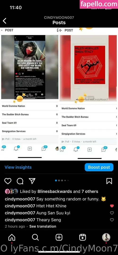 cindymoon7 Onlyfans Photo Gallery 
