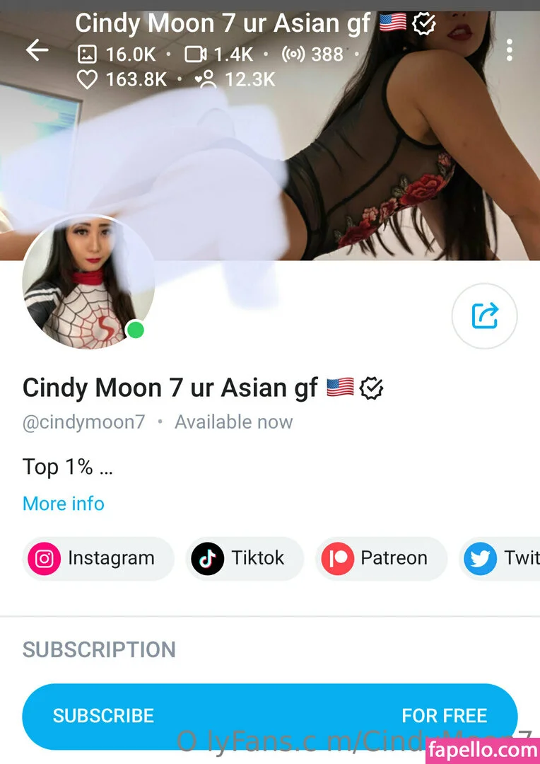 cindymoon7 Onlyfans Photo Gallery 