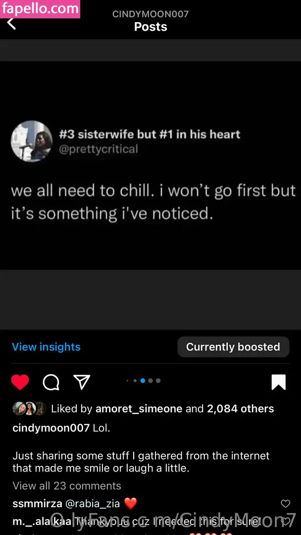 cindymoon7 Onlyfans Photo Gallery 