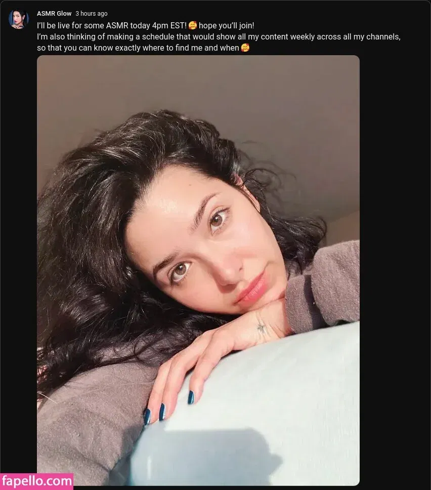 ASMR Glow Onlyfans Photo Gallery 