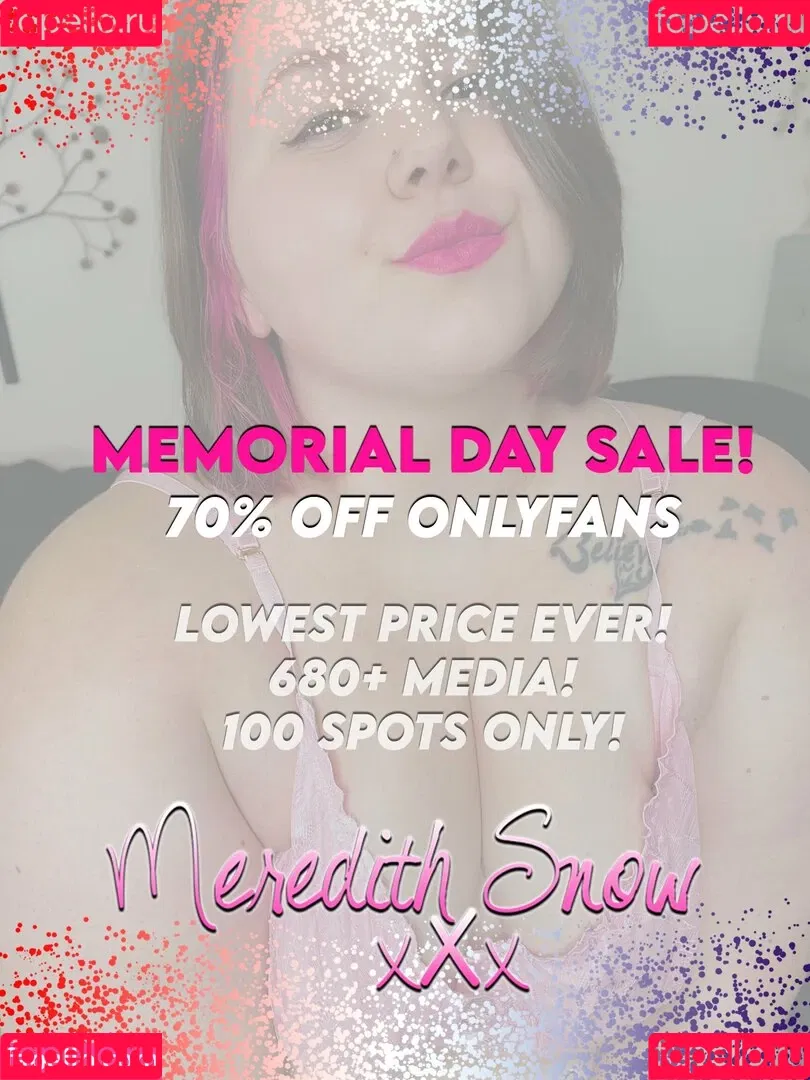 meredithfreecakes Onlyfans Photo Gallery 