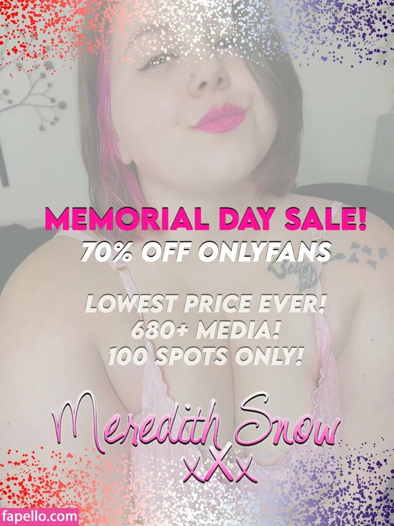 meredithfreecakes Onlyfans Photo Gallery 