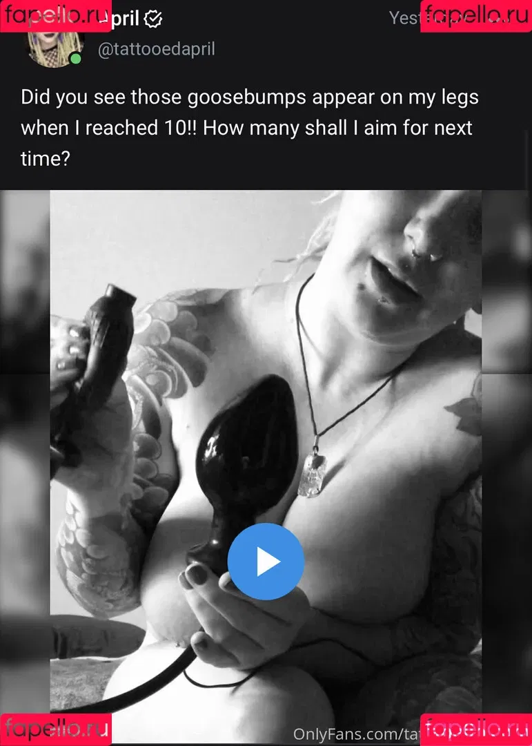 tattooedaprilfree Onlyfans Photo Gallery 
