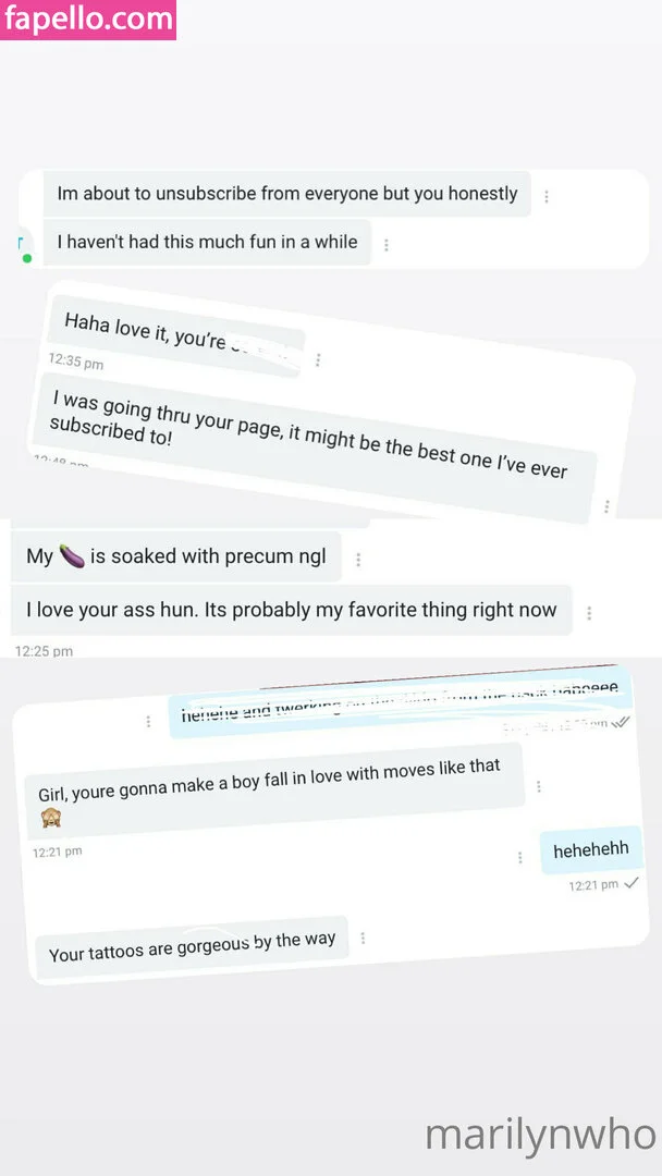 marilynwho Onlyfans Photo Gallery 