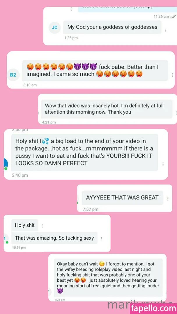 marilynwho Onlyfans Photo Gallery 