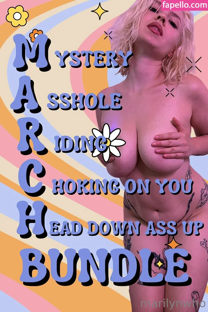 marilynwho Onlyfans Photo Gallery 