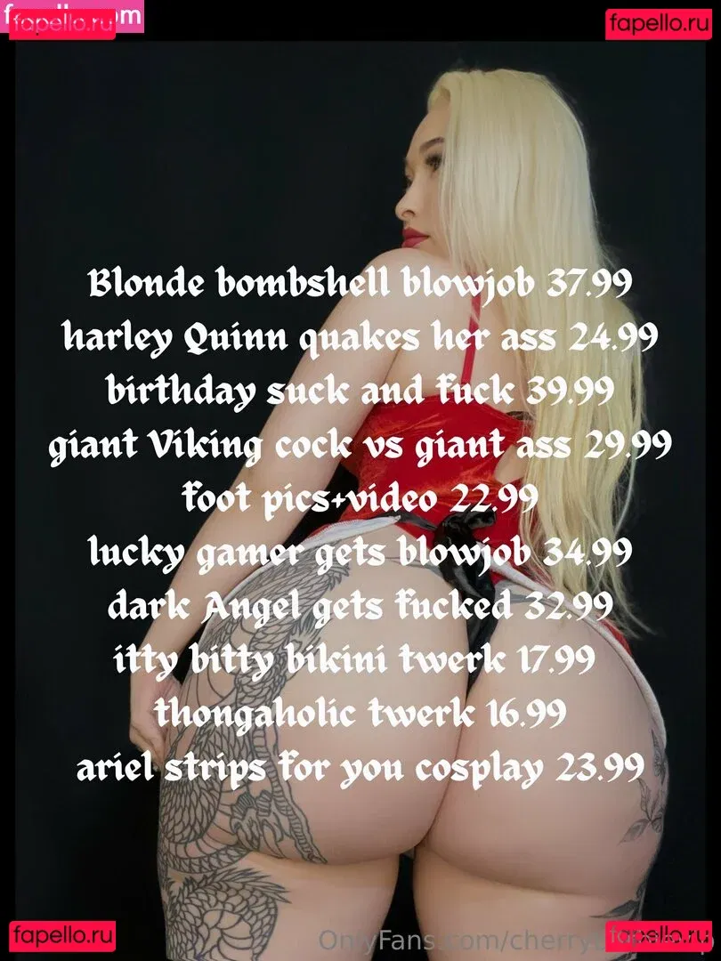 cherrybarbievip Onlyfans Photo Gallery 