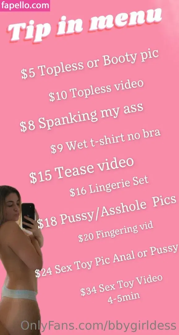 bbygirldess Onlyfans Photo Gallery 