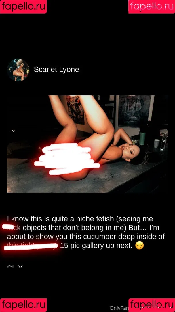 scarletlyone Onlyfans Photo Gallery 