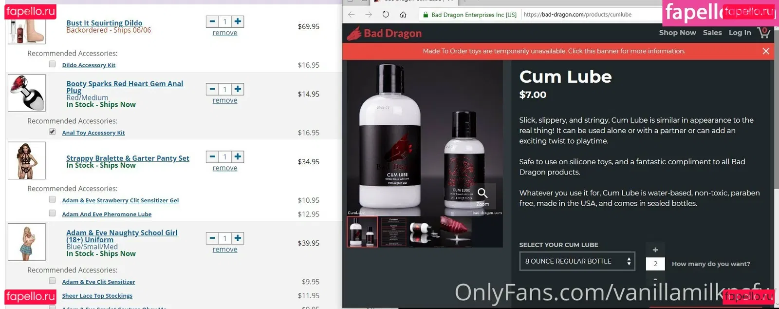 vanillamilknsfw Onlyfans Photo Gallery 