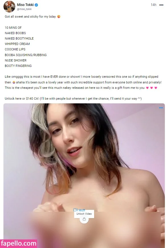 Miso Tokki Onlyfans Photo Gallery 