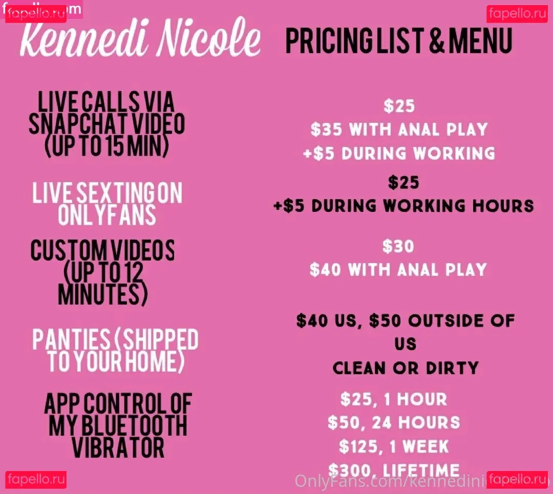 kennedinicolexoxo Onlyfans Photo Gallery 