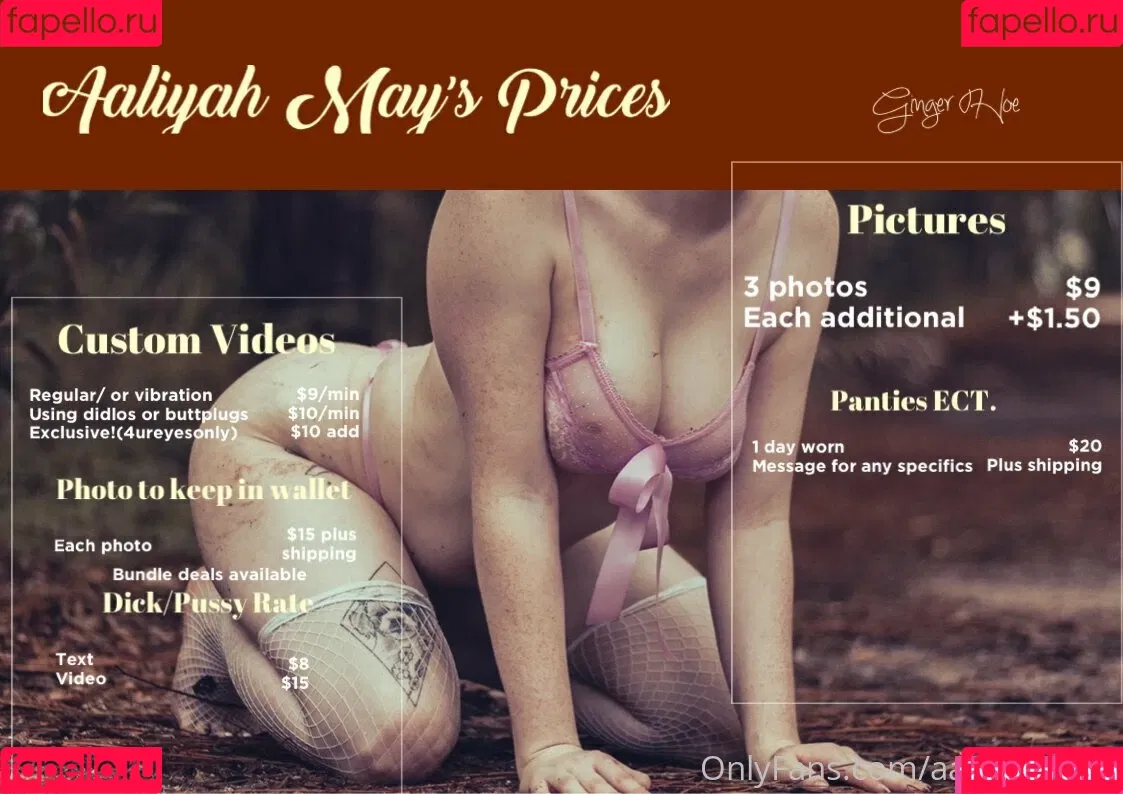 aaliyah_may Onlyfans Photo Gallery 