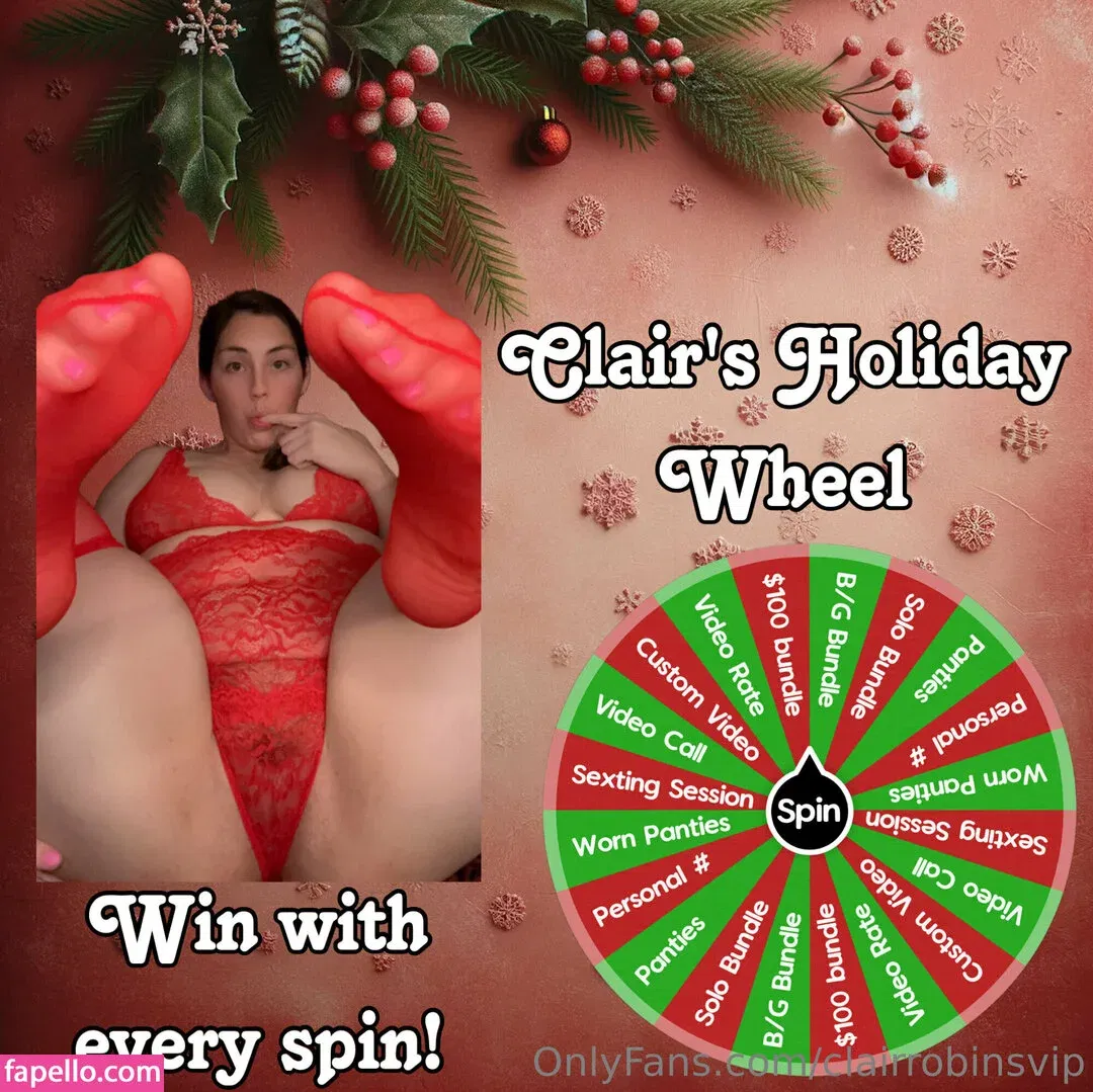 clairrobinsvip Onlyfans Photo Gallery 