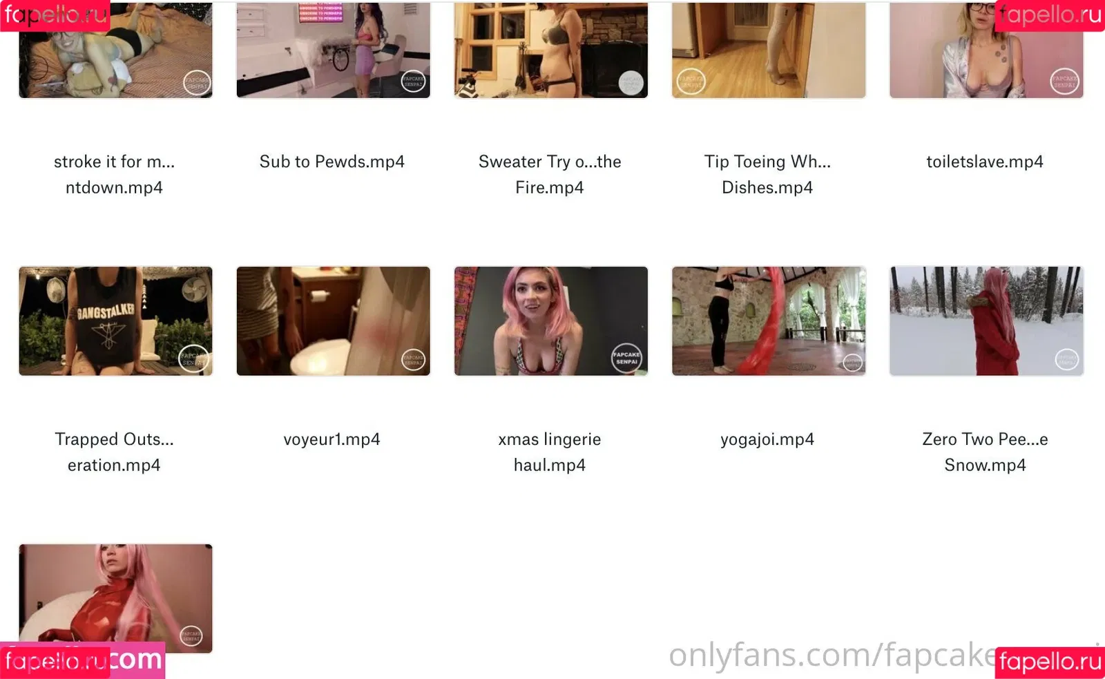 FapcakeSenpai Onlyfans Photo Gallery 