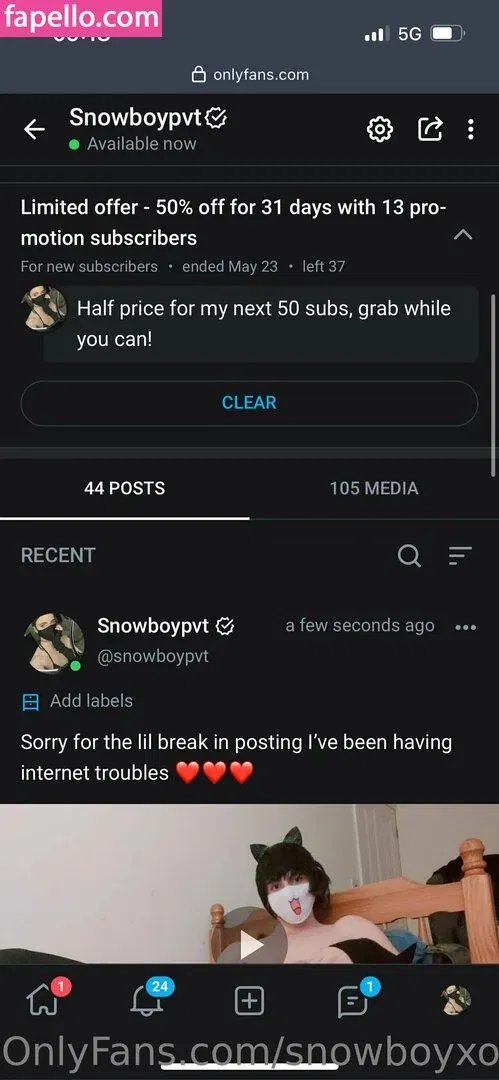 snowboyxox Onlyfans Photo Gallery 