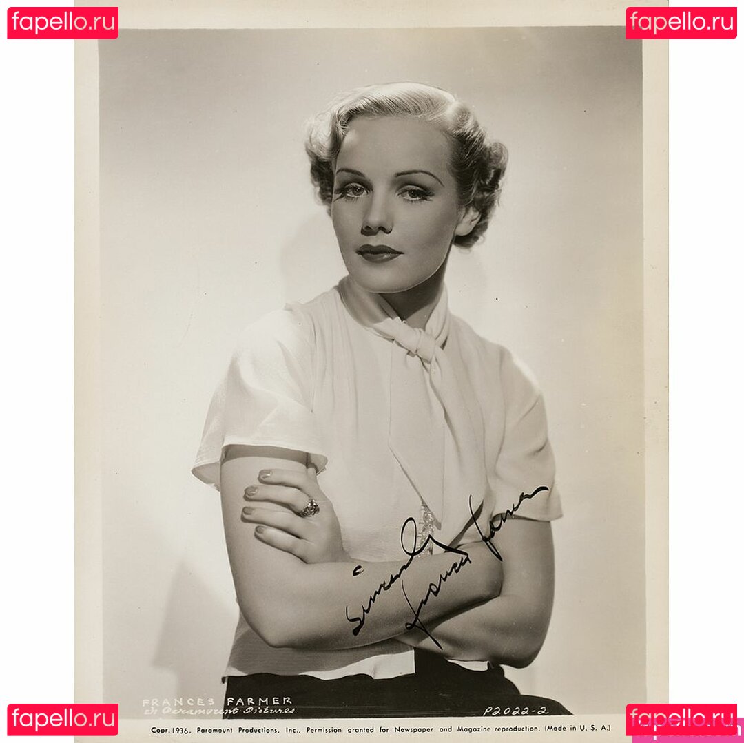 Frances Farmer Nude Onlyfans Photo 6