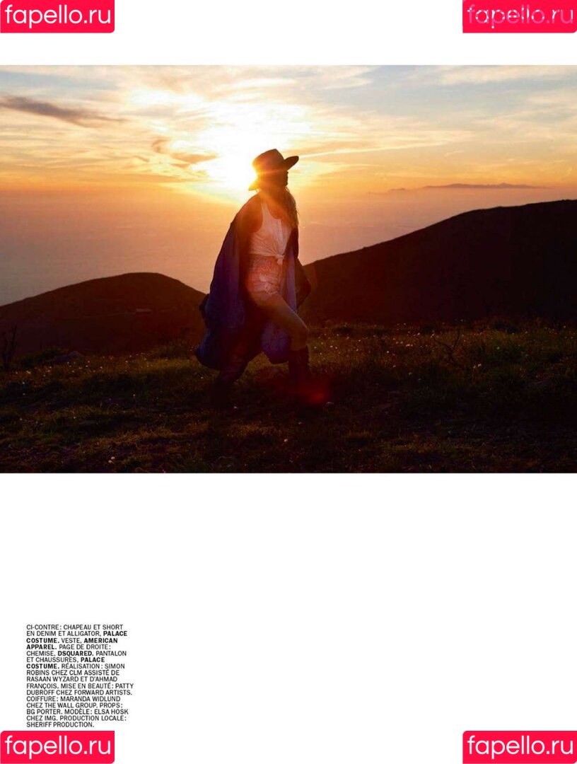 Elsa Hosk Onlyfans Photo Gallery 