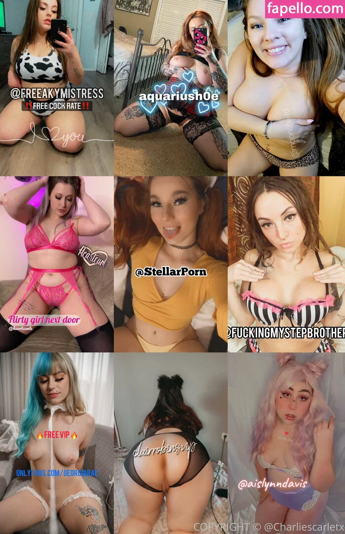 charliescarletx Onlyfans Photo Gallery 