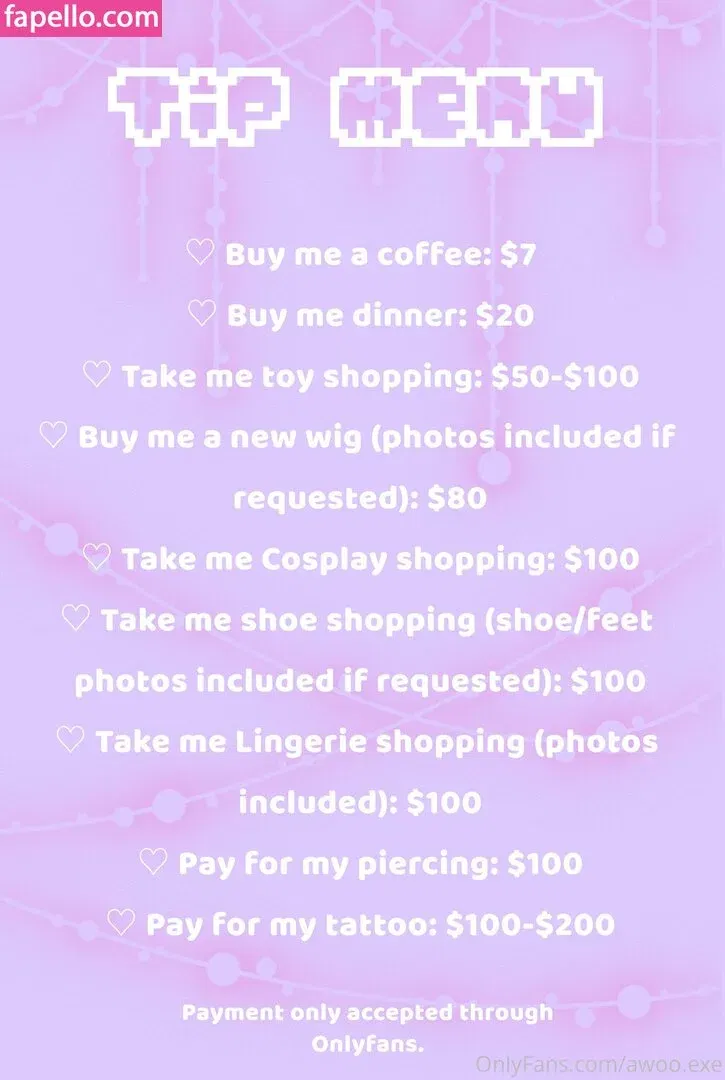 awoo.exe Onlyfans Photo Gallery 