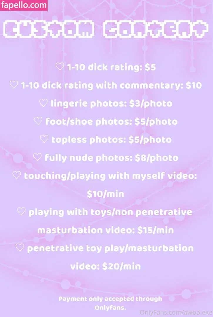 awoo.exe Onlyfans Photo Gallery 