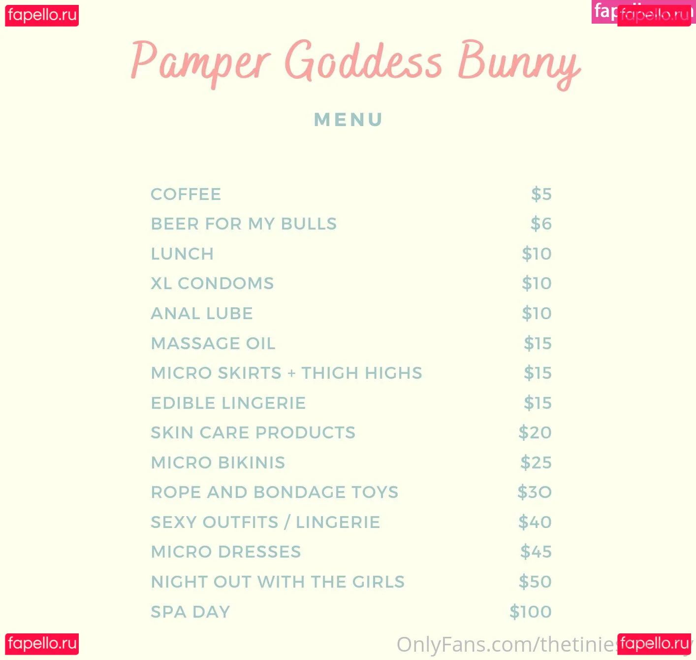 thetiniestbunny Onlyfans Photo Gallery 