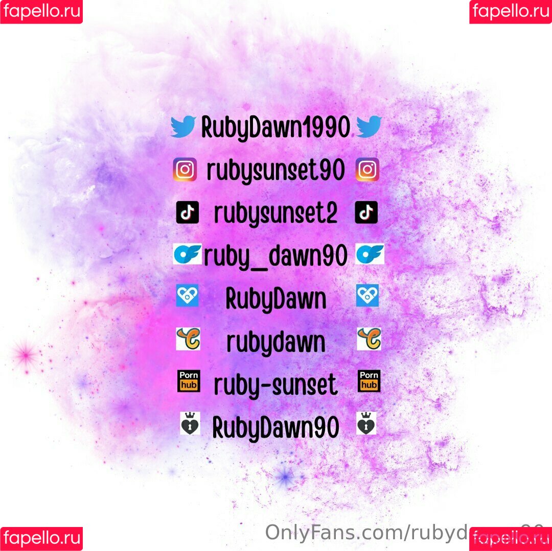 rubydawn_90 Onlyfans Photo Gallery 