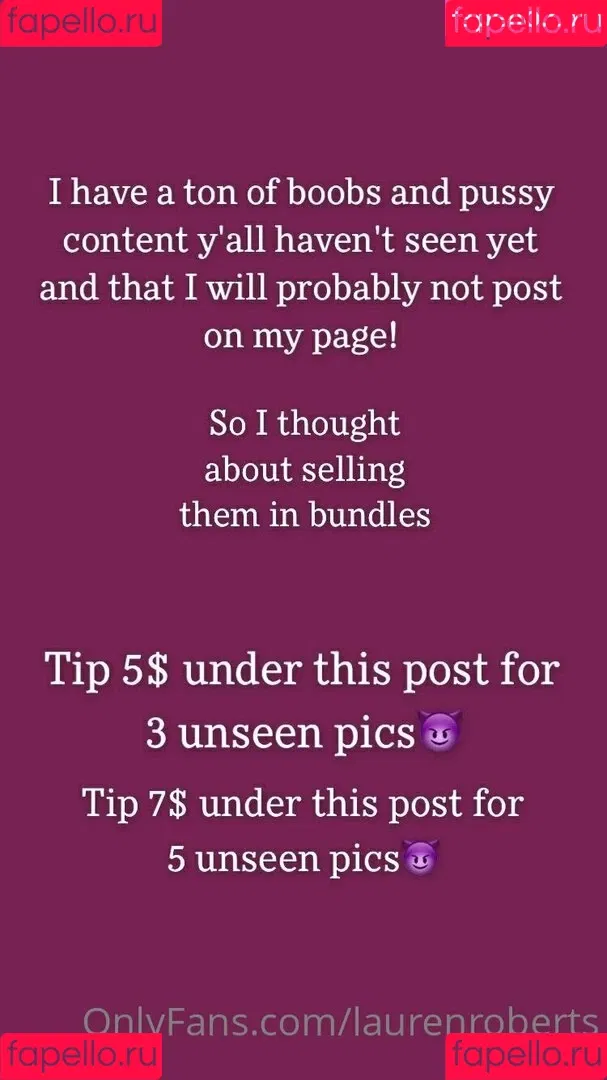 laurenroberts Onlyfans Photo Gallery 