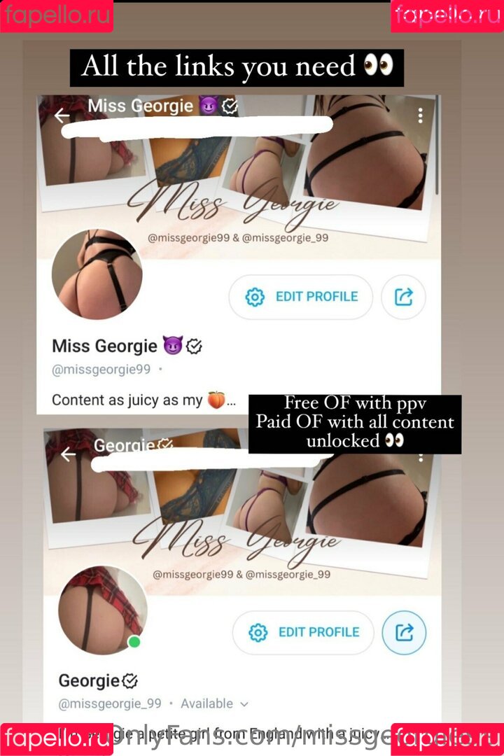missgeorgie99 Onlyfans Photo Gallery 