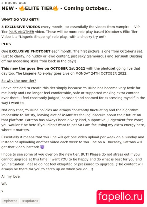 WhisperAudios ASMR Onlyfans Photo Gallery 