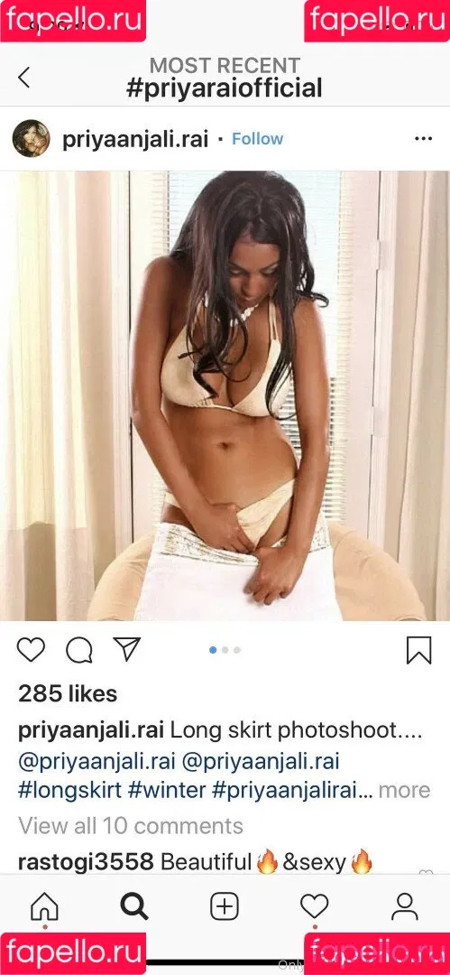 Priya Anjali Rai Onlyfans Photo Gallery 