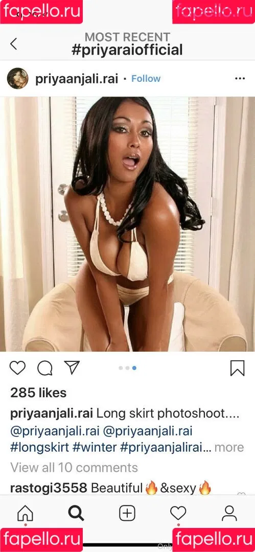 Priya Anjali Rai Onlyfans Photo Gallery 