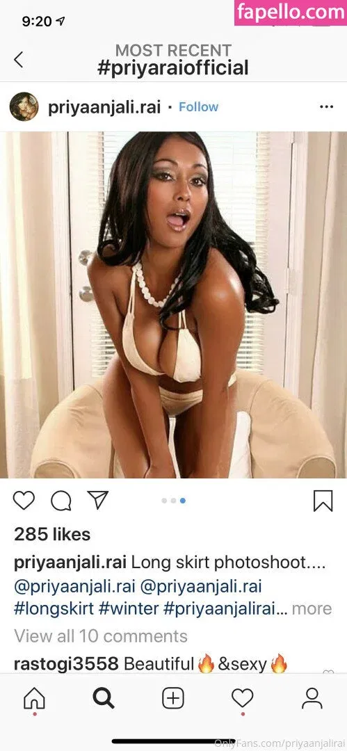 Priya Anjali Rai Onlyfans Photo Gallery 