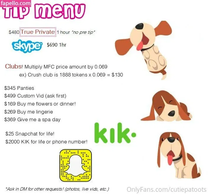 cutiepatoots Onlyfans Photo Gallery 